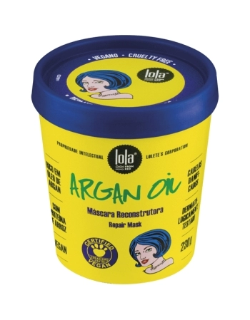 LOLA ARGAN OIL MASCARA RECONSTRUTORA 230GR