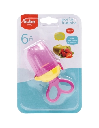 BUBA PORTA FRUTINHAS C/SUGADOR SILICONE