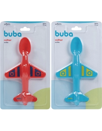 BUBA COLHER AVIAO SORTIDO (AZUL/VERMELHO)