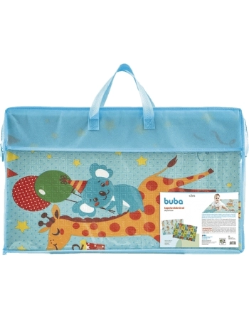 BUBA TAPETE DOBRAVEL DUPLA FACE ANIMAL PARTY