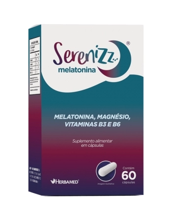 SERENIZZ MELATONINA 60 CAPS HERBAMED