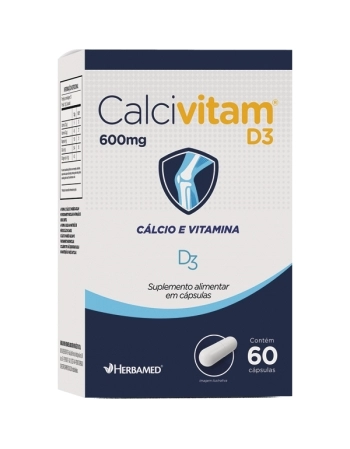 CALCIVITAM D3 600MG 60CPS HERBAMED