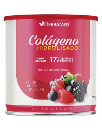 COLAGENO HIDROLISADO FRUTAS VERMELHAS 200GR HERBAMED