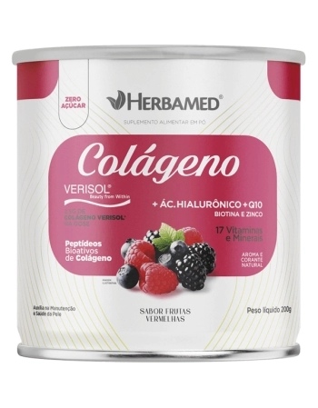 COLAGENO VERISOL FRUTAS VERMELHAS 200GR HERBAMED