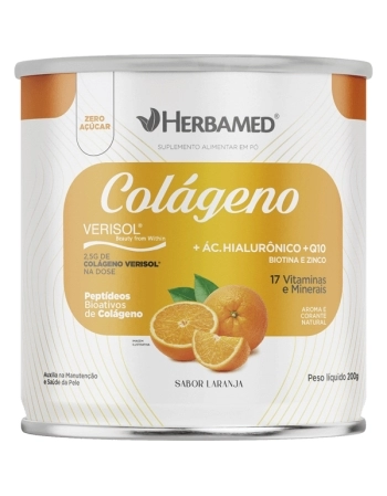 COLAGENO VERISOL LARANJA 200GR HERBAMED