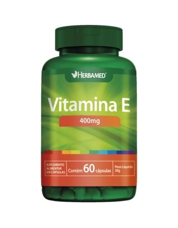 VITAMINA E 400MG 60CPS HERBAMED
