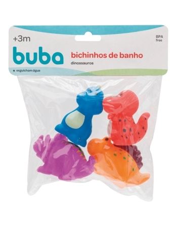 BUBA BICHINHOS PARA BANHO DINO CARD