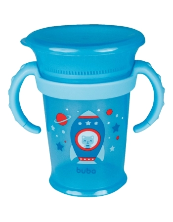 BUBA COPO TREINAMENTO 360º C/ALCA AZUL 210ML