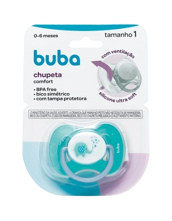 BUBA CHUPETA COMFORT Nº1 ELEFANTINHO AZUL