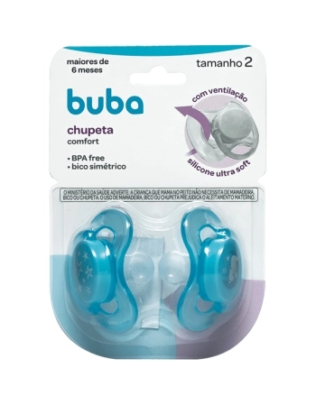 BUBA CHUPETA Nº2 AZUL URSINHO/ESTRELA 2 UND