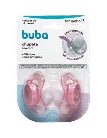 BUBA CHUPETA Nº2 ROSA URSINHO/ESTRELA 2 UND
