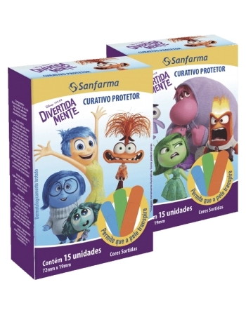 CURATIVO DIVERTIDAMENTE COLORIDOS 15UND SANFARMA