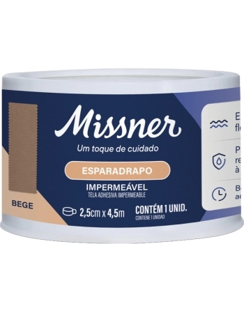 ESPARADRAPO BEGE IMPERM 2,5X4,5 MISSNER