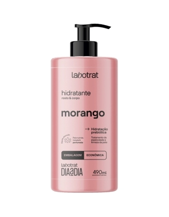 HIDRATANTE ROSTO E CORPO MORANGO 490ML LABOTRAT
