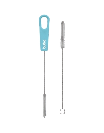 BUBA KIT 2 ESCOVAS DE LIMPEZA P/CANUDO AZUL