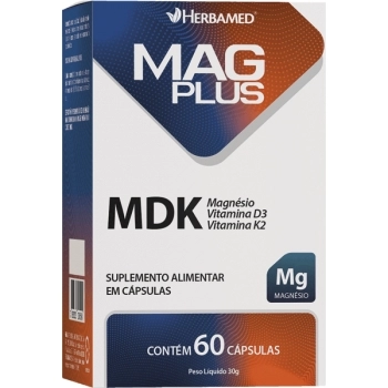 MAGPLUS MDK (MAGNESIO,D3,K2) 60CPS HERBAMED