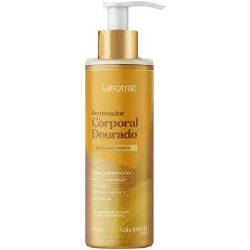 VAI E BRILHA ILUMINADOR CORPORAL DOURADO 190ML LABOTRAT