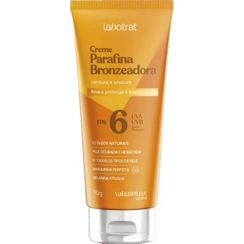 VAI E BRILHA PARAFINA BRONZEADORA CENOURA E URUCUM FPS6 90GR LABOTRAT
