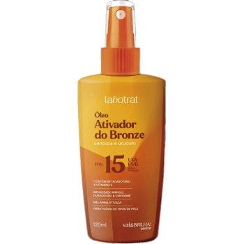 VAI E BRILHA OLEO ATIVADOR DE BRONZE CENOURA E URUCUM FPS15 LABOTRAT