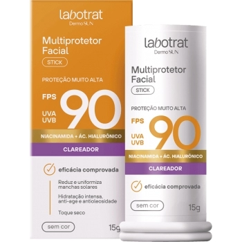 MULTIPROTETOR FACIAL STICK FPS90 CLAREADOR SEM COR 15G LABOTRAT