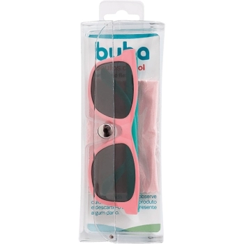 BUBA OCULOS DE SOL ROSA/VERDE TAM P PROTECAO UVA/UVB