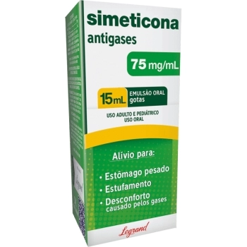 SIMETICONA GTS 75MG 15ML MORANGO LEGRAND