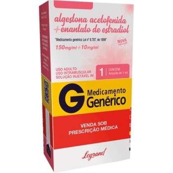 G.ALGESTONA+ESTRADIOL 150+10MG/ML 01AMP LEGRAND
