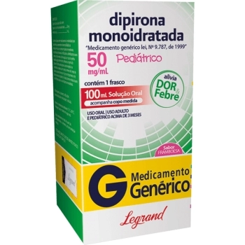 G.DIPIRONA XPE 50MG 100ML FRAMBOESA LEGRAND