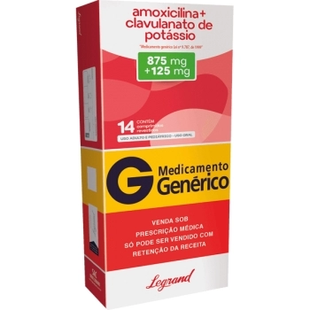 G.AMOXICILINA+CLAVULANAT 875+125MG 14CPR LEGRAND