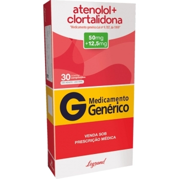 G.ATENOLOL+CLORTAL 50+12,5MG 30CPR LEGRAND