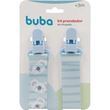 BUBA KIT PRENDEDOR DE CHUPETA COALA AZUL