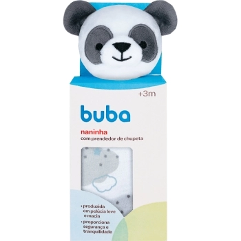 BUBA NANINHA C/PRENDEDOR CHUPETA PANDA