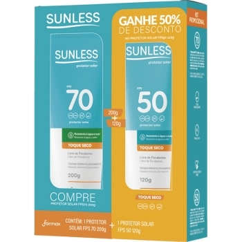 SUNLESS KIT PROT SOLAR CORPORAL FPS50 200+120GR FARMAX