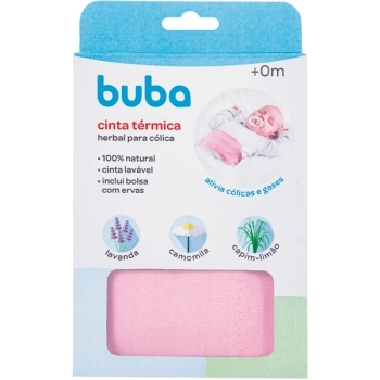 BUBA CINTA TERMICA HERBAL PARA COLICA ROSA