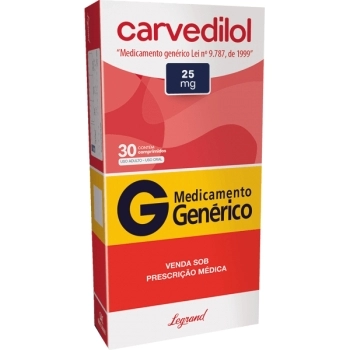 G.CARVEDILOL 25MG 30CPR LEGRAND