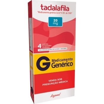 G.TADALAFILA 20MG 4CPR LEGRAND