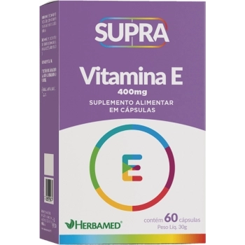 SUPRA VITAMINA E 400MG 60CPS HERBAMED