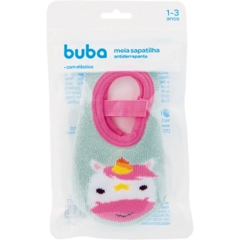 BUBA MEIA SAPATILHA ANTIDERRAPANTE UNICORNIO M