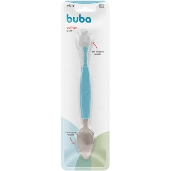 BUBA COLHER 2 EM 1 AZUL