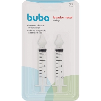 BUBA SERINGA LAVAGEM NASAL 10ML 2UND