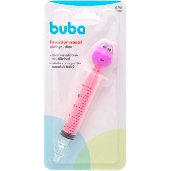 BUBA SERINGA LAVAGEM NASAL 10ML DINO ROXO