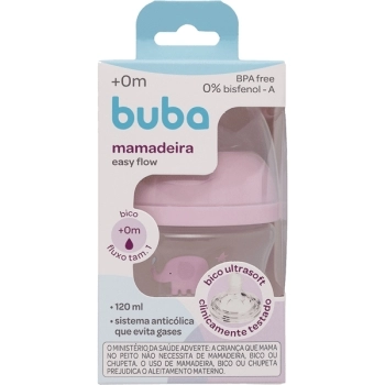 BUBA MAMADEIRA EASY FLOW ELEFANTE ROSA 120ML