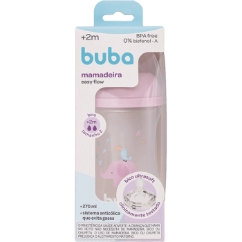 BUBA MAMADEIRA EASY FLOW ELEFANTE ROSA 270ML