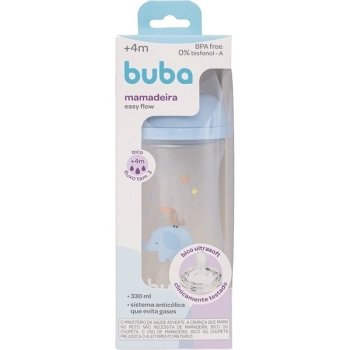 BUBA MAMADEIRA EASY FLOW ELEFANTE AZUL 330ML