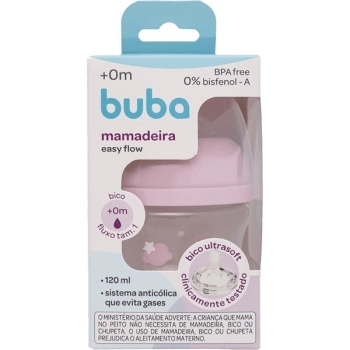 BUBA MAMADEIRA EASY FLOW NUVEM ROSA 120ML