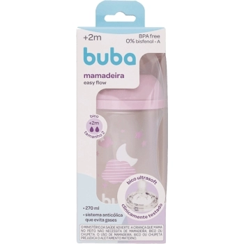 BUBA MAMADEIRA EASY FLOW NUVEM ROSA 270ML