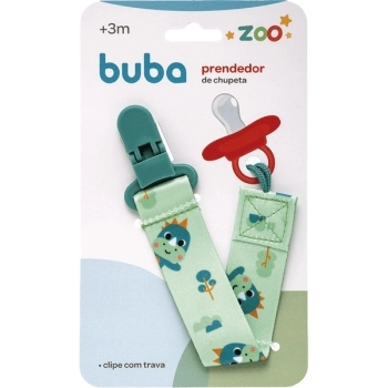 BUBA PRENDEDOR DE CHUPETA ZOO DINO
