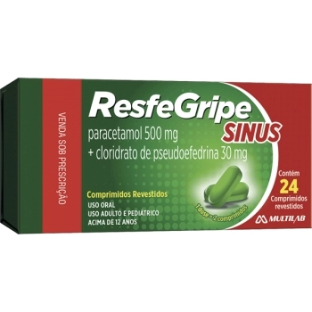 RESFEGRIPE SINUS 24CPR MULTILAB