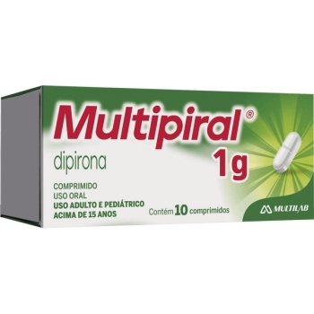 MULTIPIRAL 1GR ENXAQUECA 10CPR MULTILAB