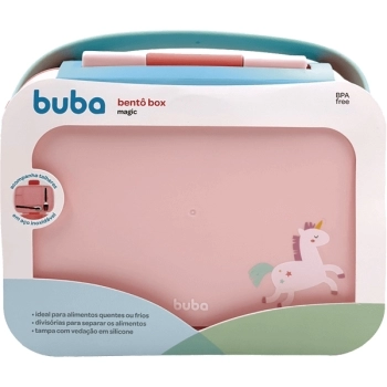 BUBA BENTO BOX MAGIC UNICORNIO (1 BOX + 2 TALHERES)